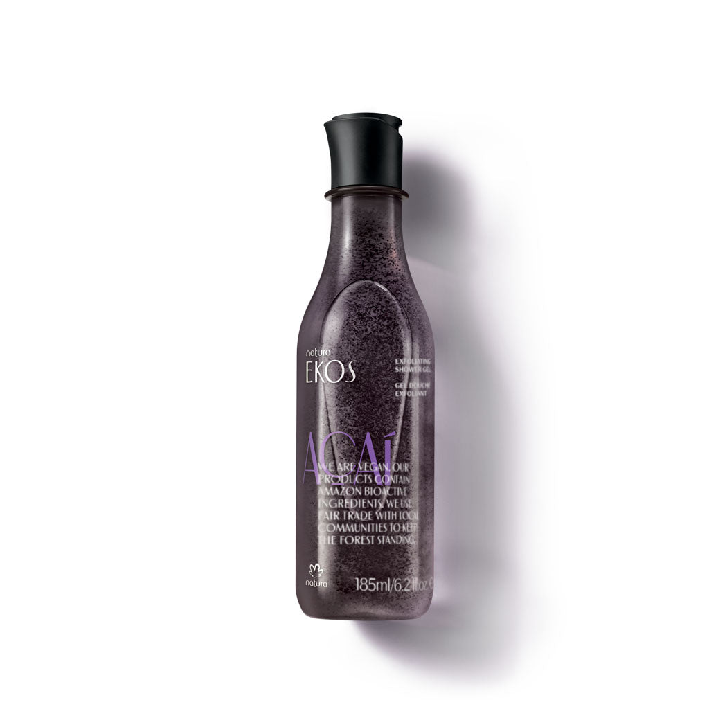 Açai Exfoliating Shower Gel - Natura Ekos (185ml)