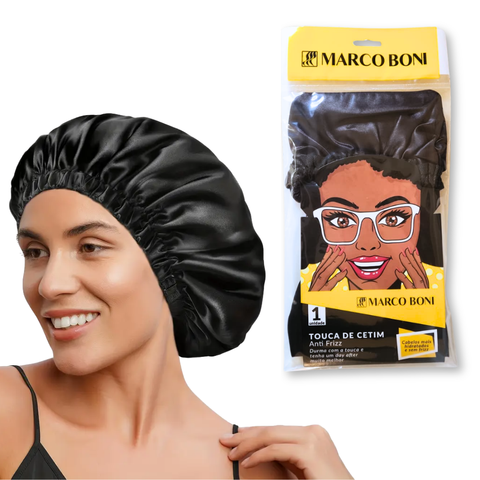 Touca de Cetim para Dormir - Tipo 1