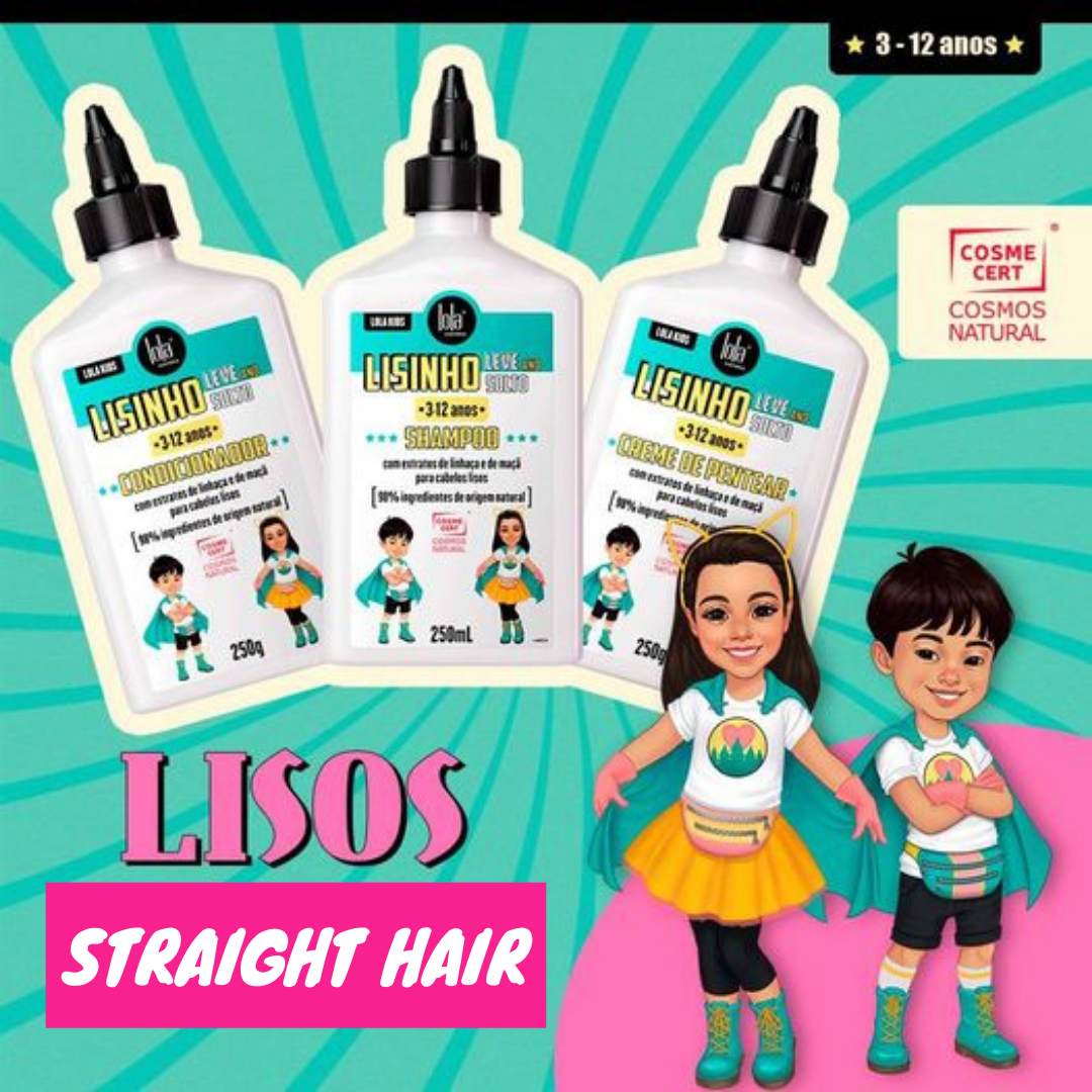 Lisinho Leave-in KIDS för rakt hår (250g)