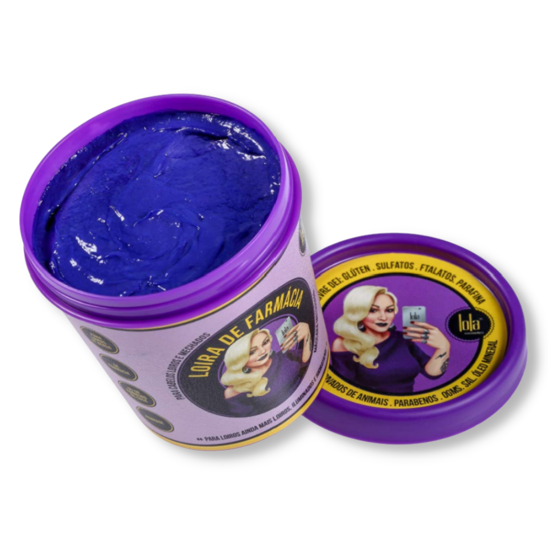 Loira de Farmácia Purple Hair Mask for Blondes (230g)