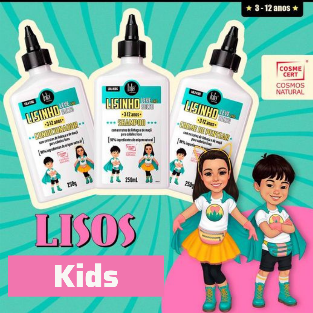 Lisinho Line för barn med rakt hår