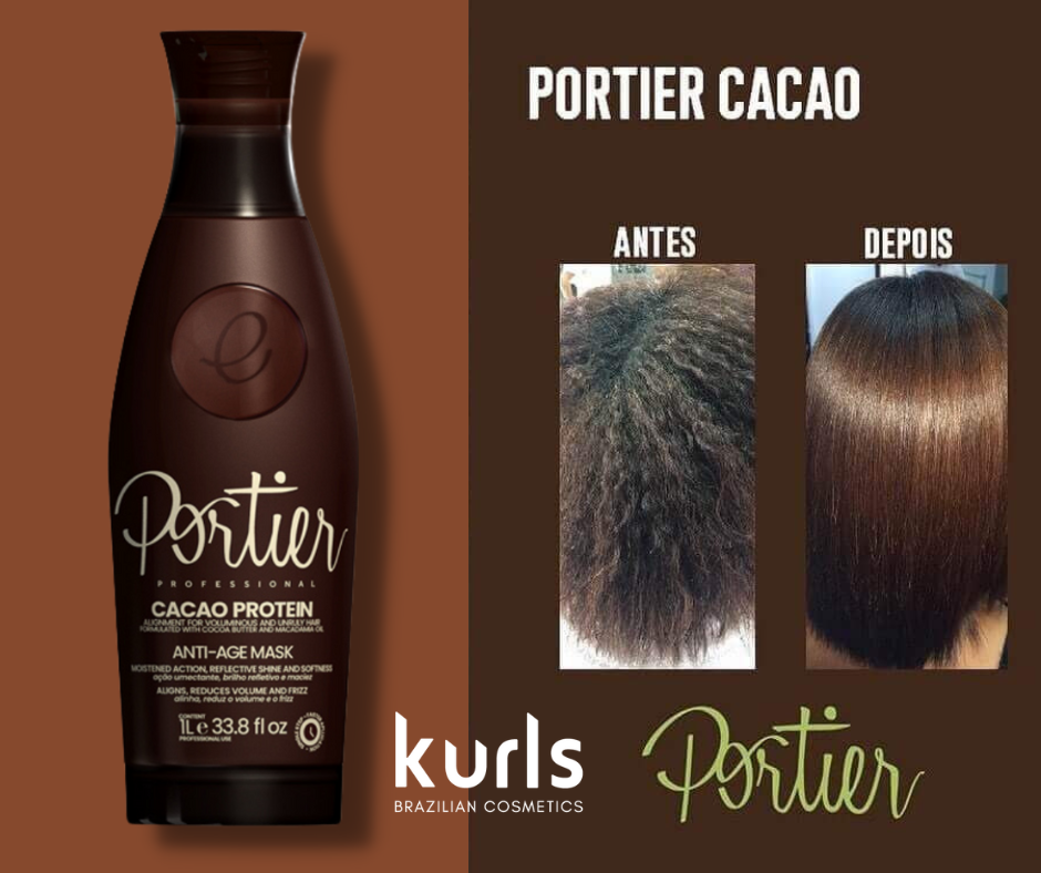 Escova Progressiva - Portier Cacao Protein Hair alignment (1L)